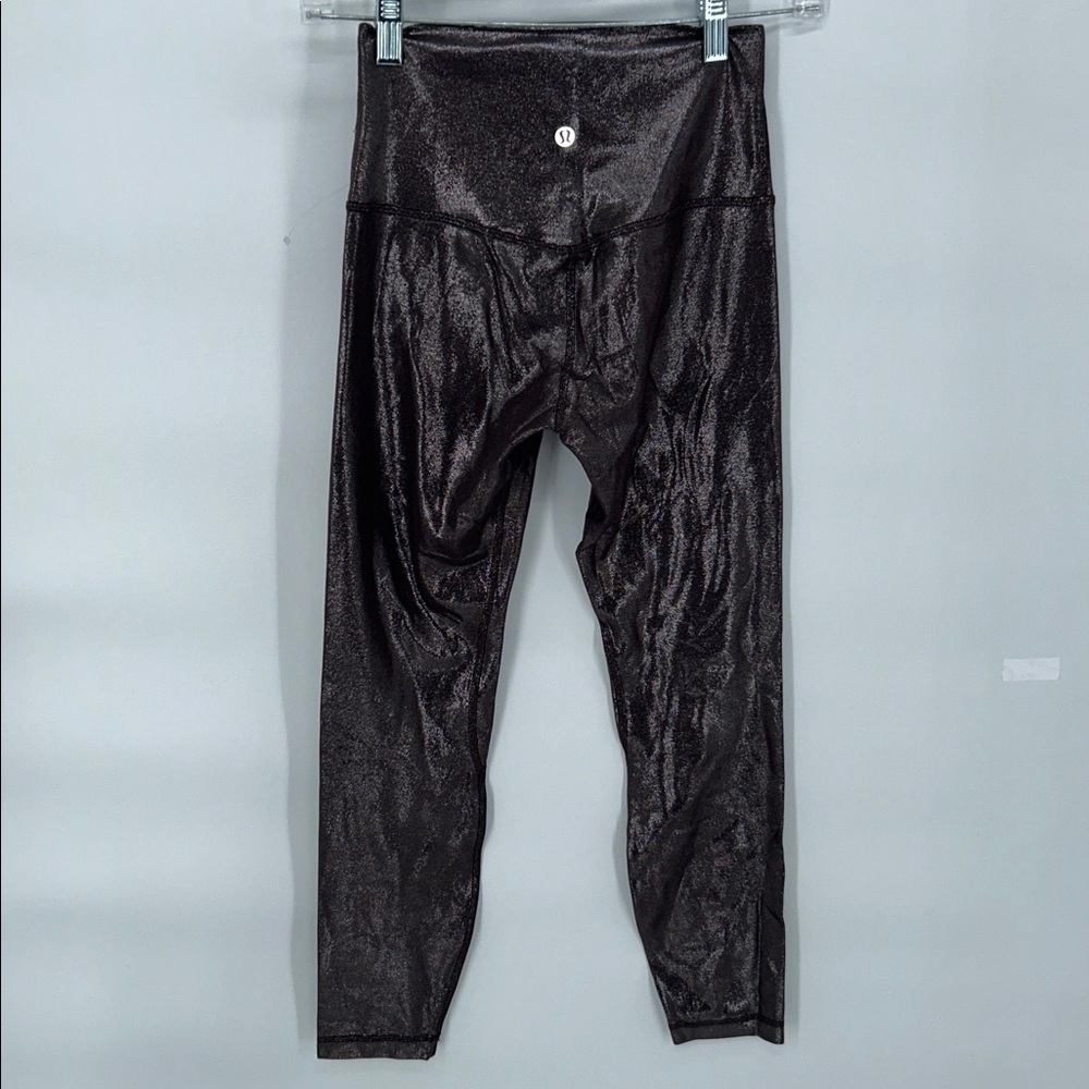 lululemon Align Women’s High-Rise Pant- Radiate Foil Print French Press SZ4 - Picture 6 of 11